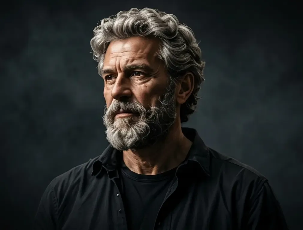 Portrait of Aurelius, a digital artist