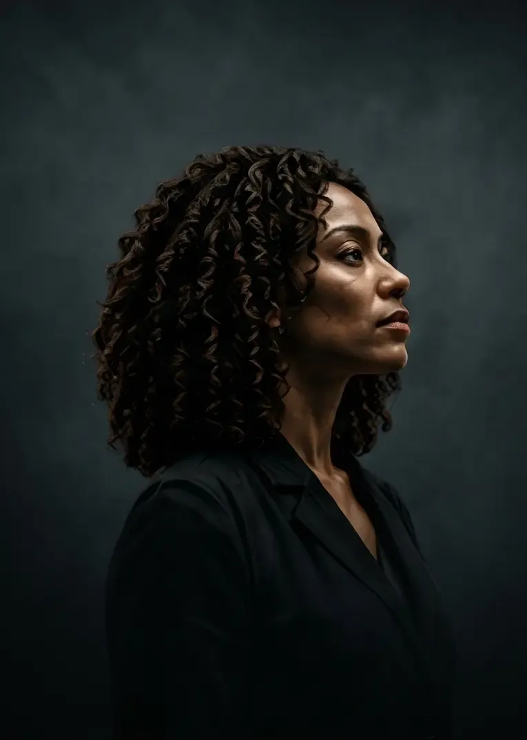 Portrait of Maya Sinclair, a digital artist